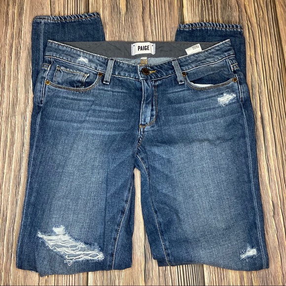 Anthropologie Denim - Anthropologie Paige Jimmy Jimmy Skinny Destructed